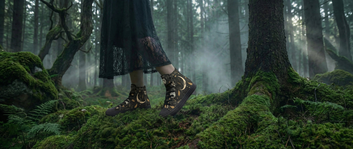 Moonlit Botanica High Tops from Botanical High Tops
