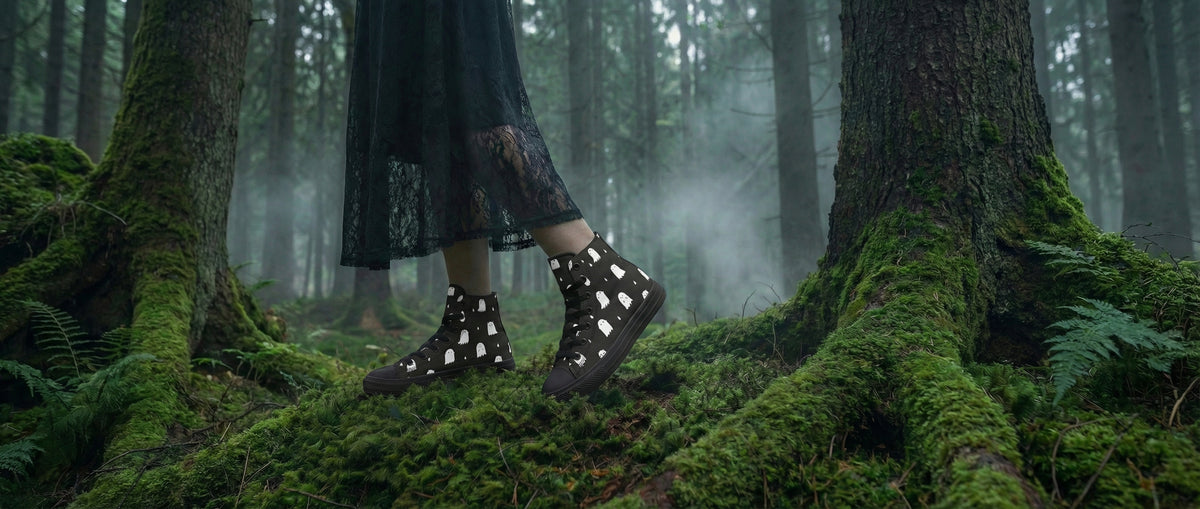 Ghost Party High Tops from Botanical High Tops