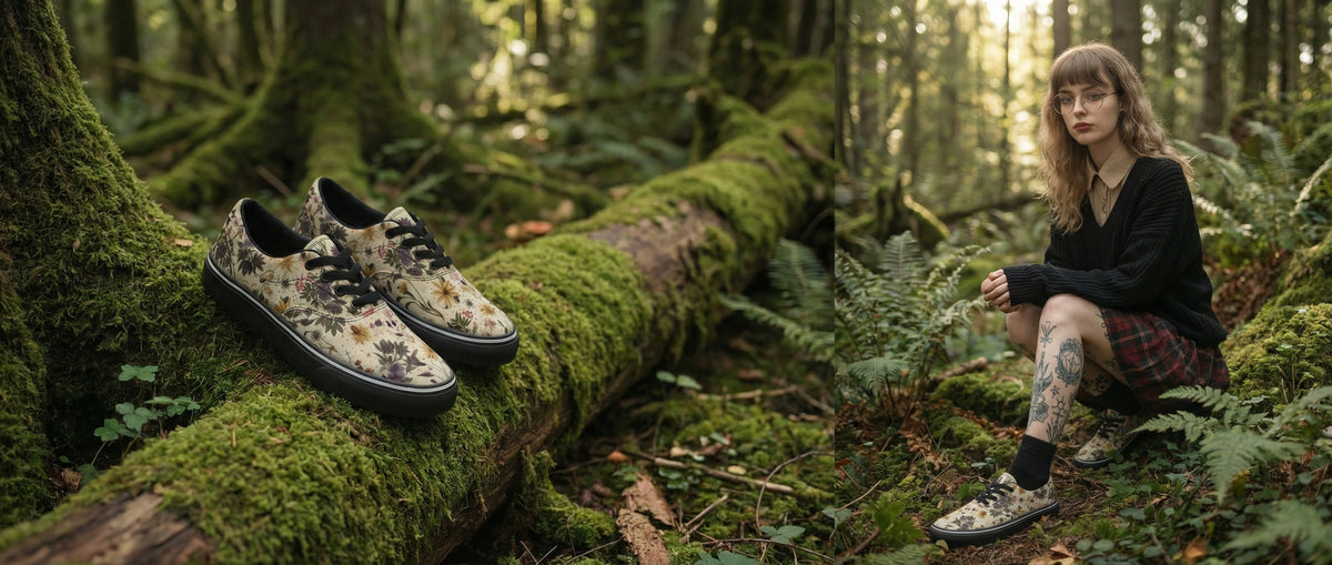 Enchanted Blossoms Street Sneakers from Botanical Street Sneakers
