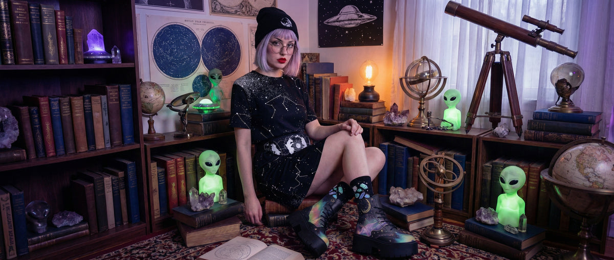 Northern Lights Platform Boots from Celestial Platform Boots