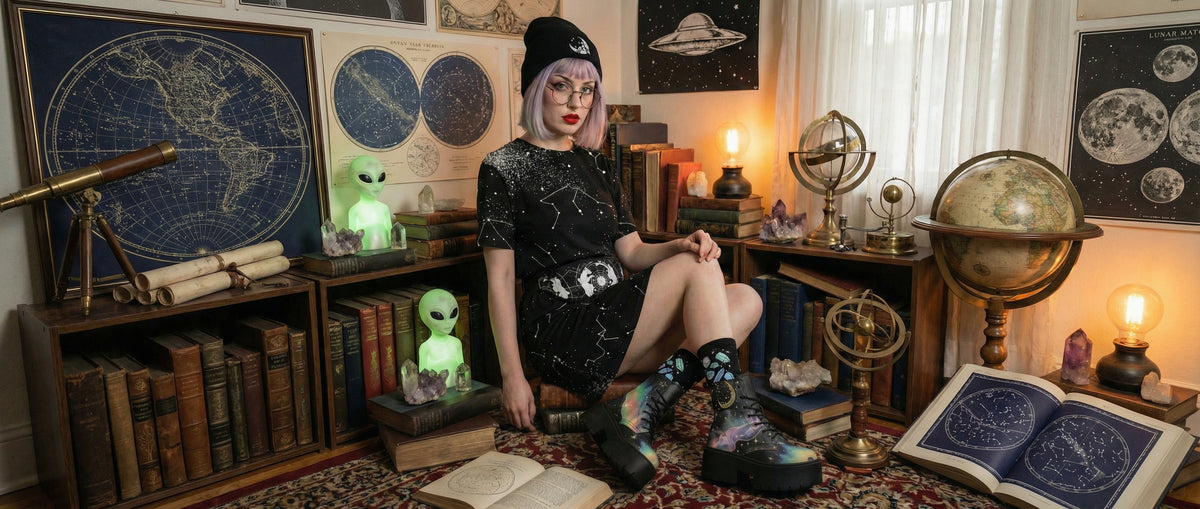 Northern Lights Platform Boots from Celestial Platform Boots