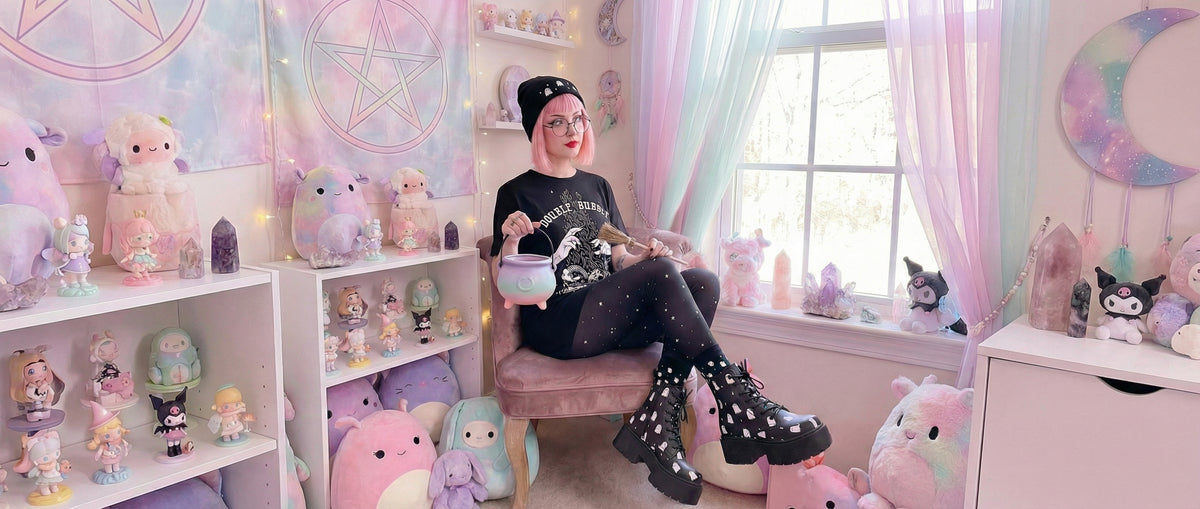 Ghost Party Platform Boots from Platform Boots