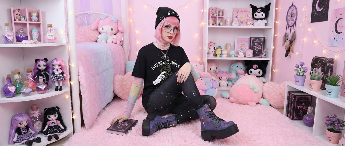 Purple Herbology Platform Boots from Platform Boots