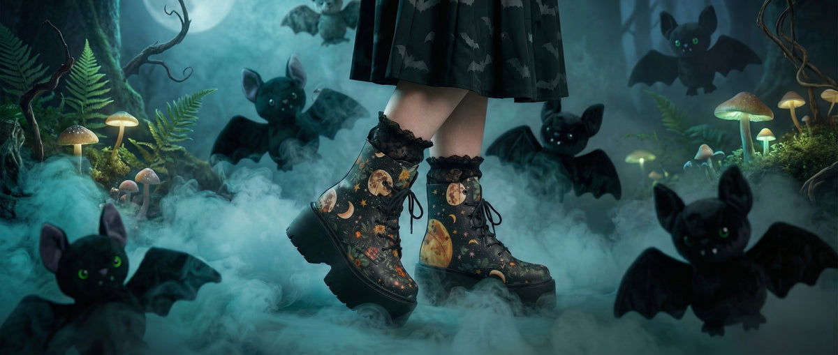 Lunar Meadow Platform Boots from Celestial Platform Boots