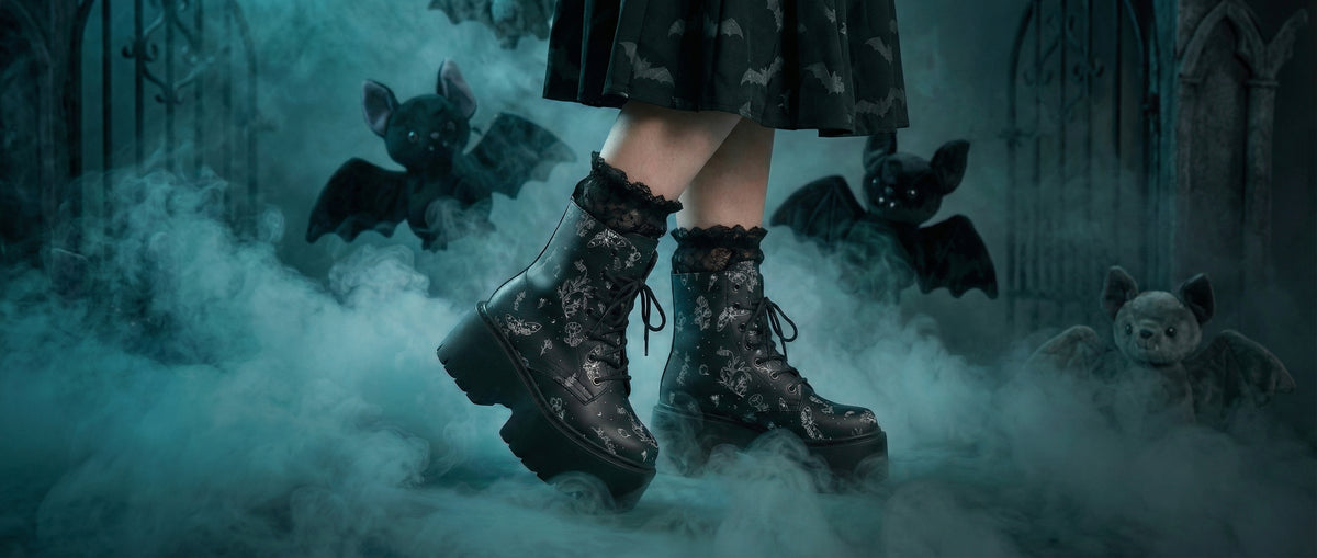 Nightshade Platform Boots from Botanical Platform Boots