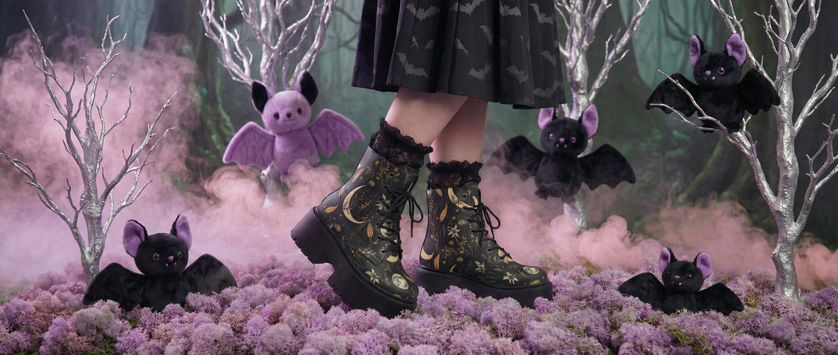 Moonlit Botanica Platform Boots from Botanical Platform Boots