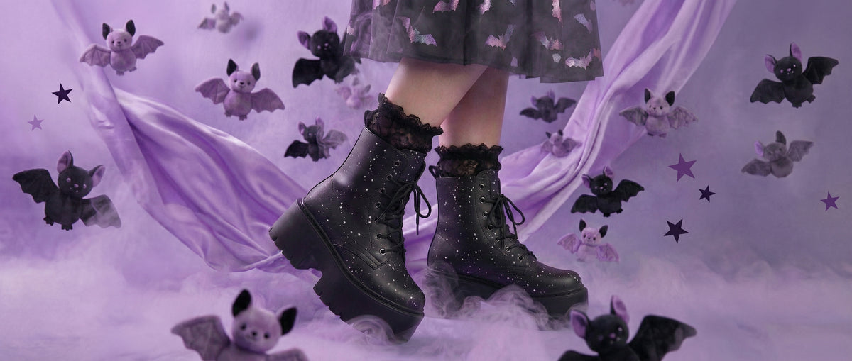Starry Night Platform Boots from Celestial Platform Boots