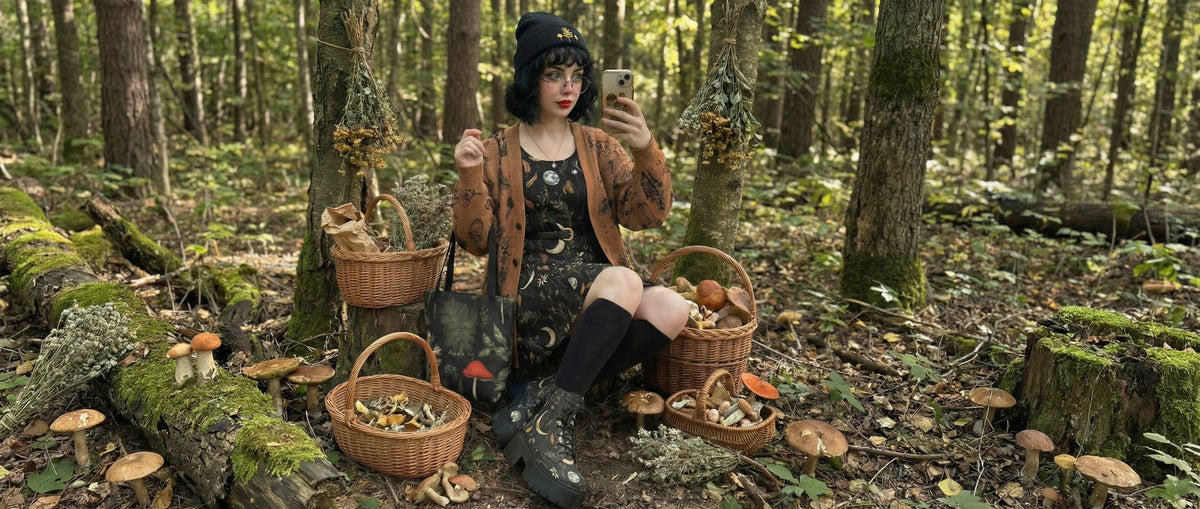 Moonlit Botanica Platform Boots from Botanical Platform Boots