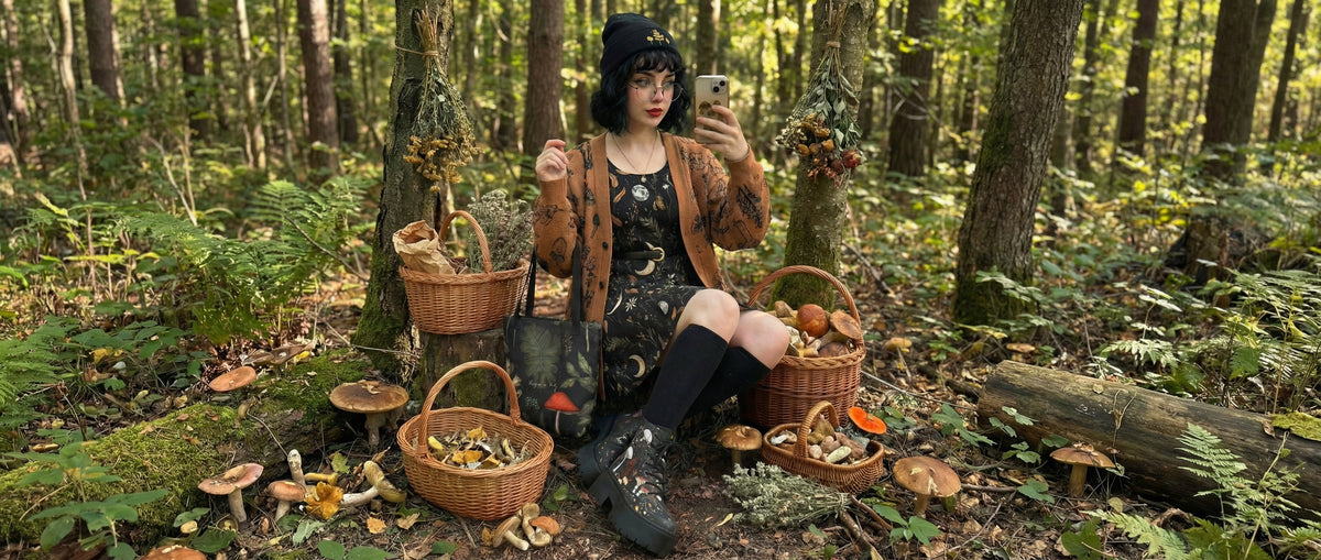 Faery Fungi Platform Boots from Botanical Platform Boots