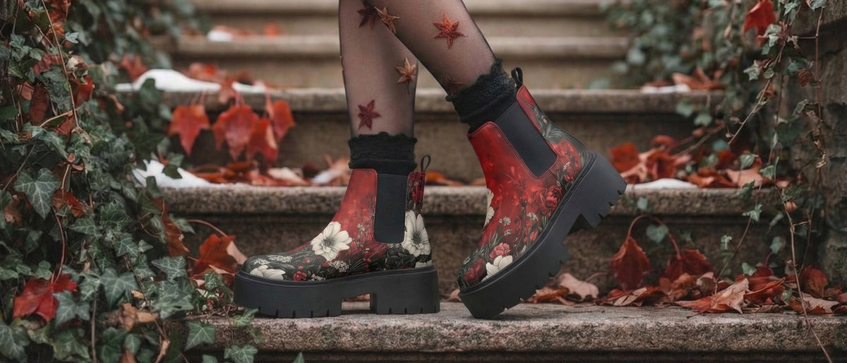 Twilight Cat Platform Chelsea Boots from Platform Chelsea Boots