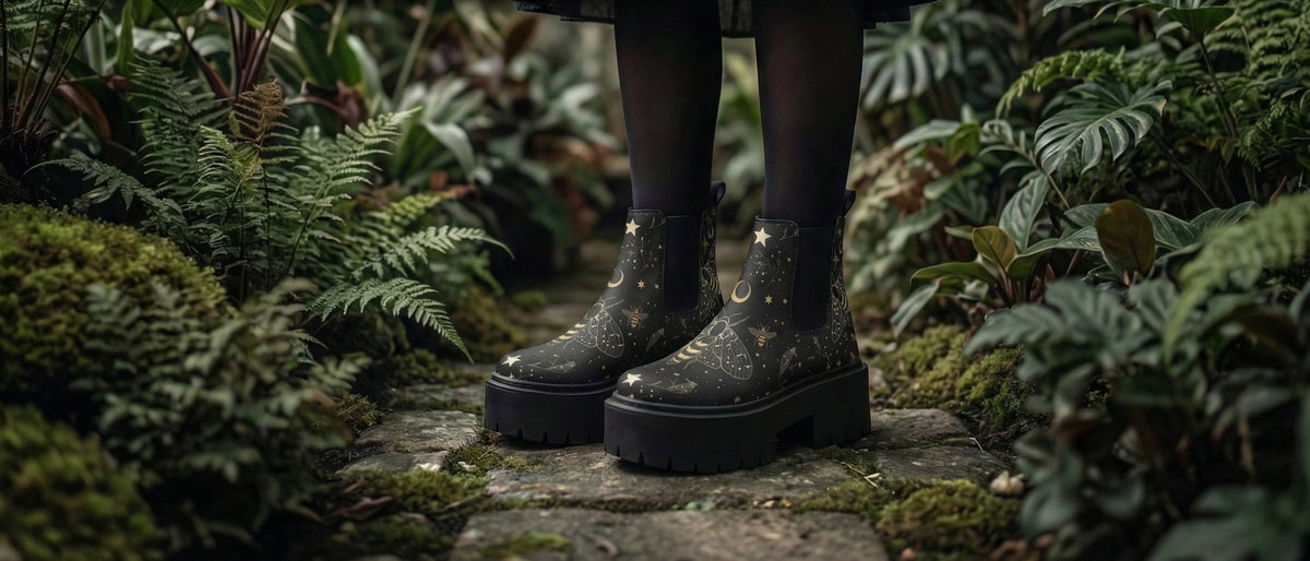Bee Constellation Platform Chelsea Boots from Platform Chelsea Boots