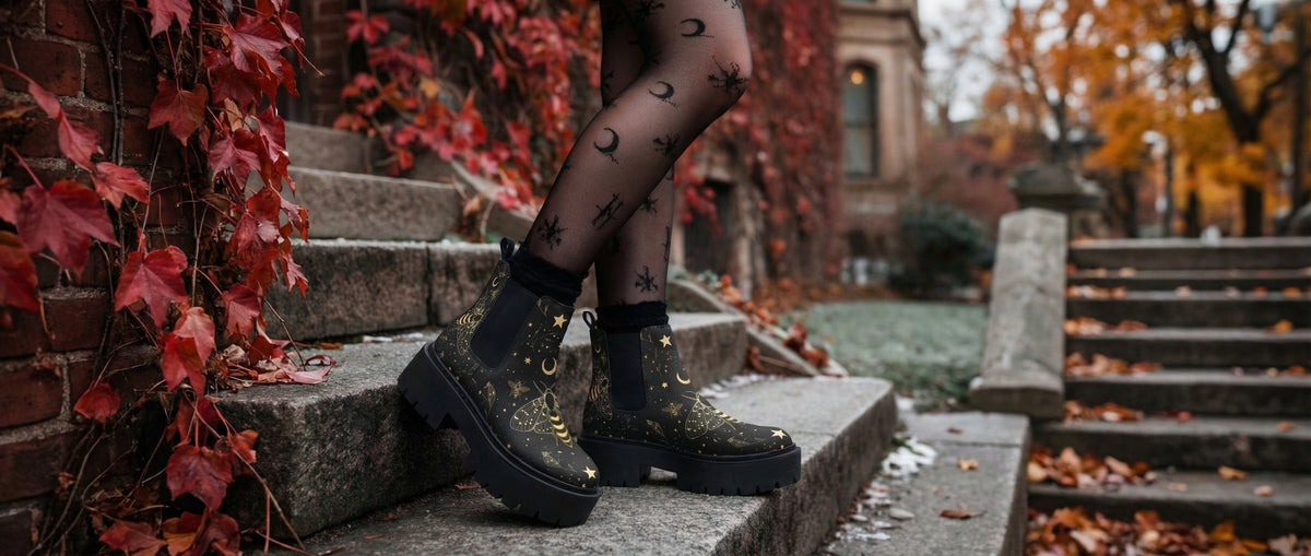 Bee Constellation Platform Chelsea Boots from Platform Chelsea Boots