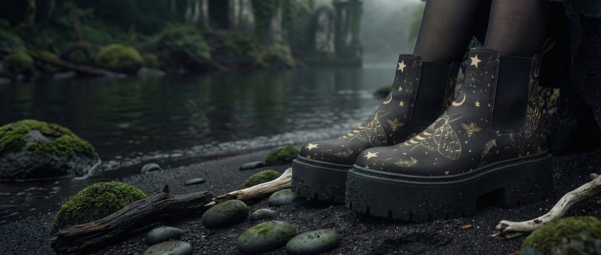 Bee Constellation Platform Chelsea Boots from Platform Chelsea Boots