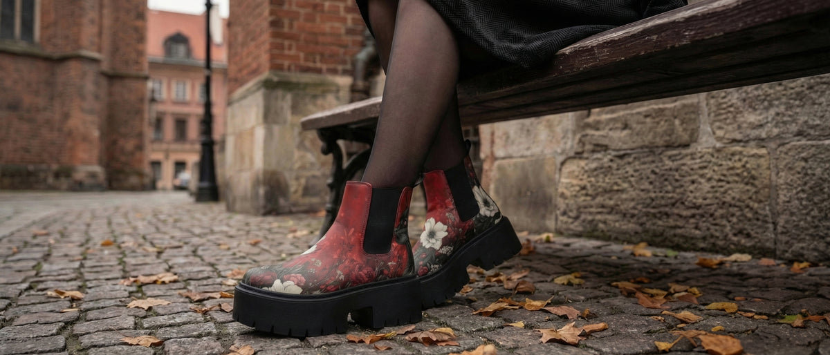 Twilight Cat Platform Chelsea Boots from Platform Chelsea Boots