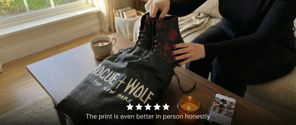 Blood Rose Romance Boots from Collection