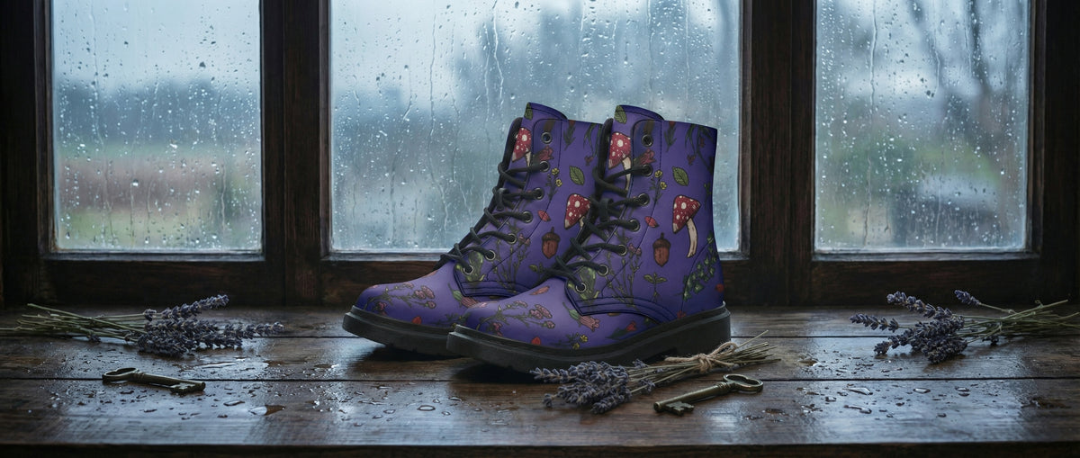 Purple Herbology Boots from Collection