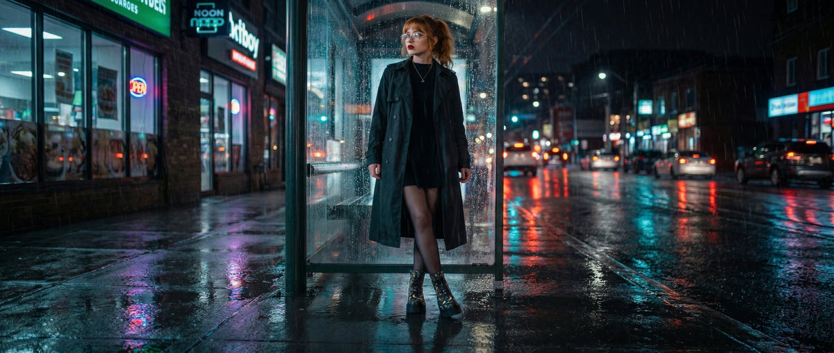 Moonlit Botanica Platform Boots from Collection