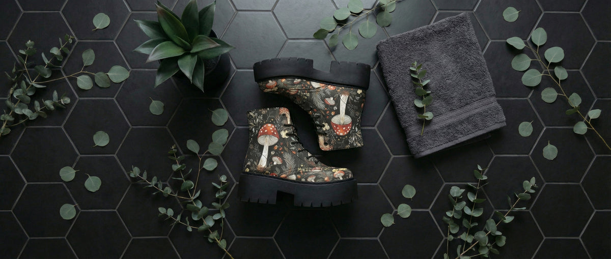 Amanita Platform Boots from Collection