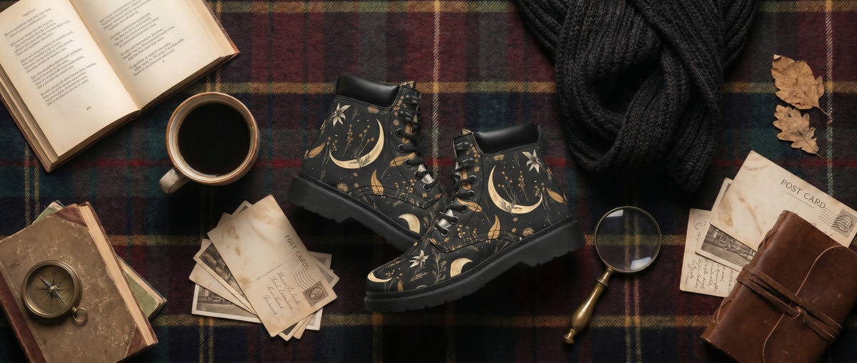 Moonlit Botanica Classic Boots from Botanical Classic Boots