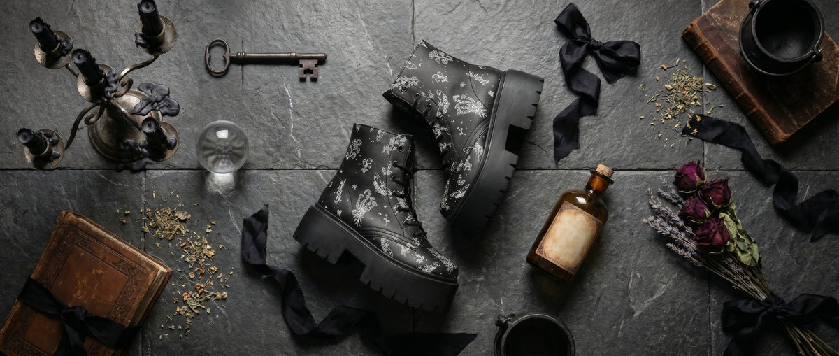 Nightshade Platform Boots from Botanical Platform Boots