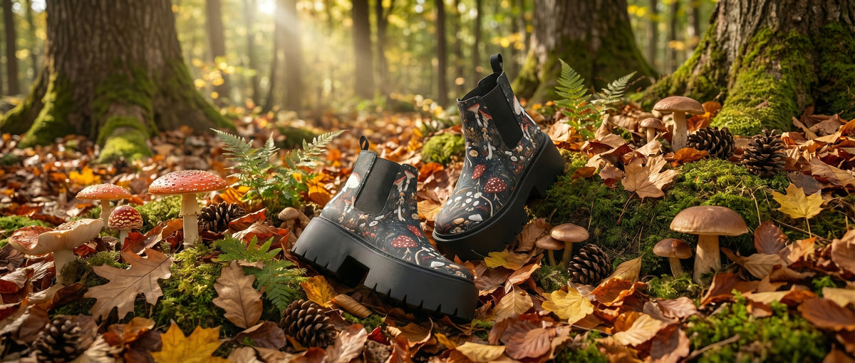Faery Fungi Platform Chelsea Boots from Platform Chelsea Boots