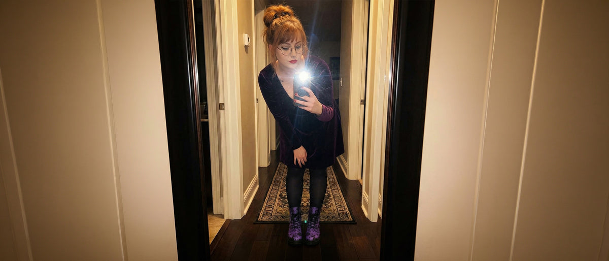 Amethyst Rose Romance Boots from Botanical Boots