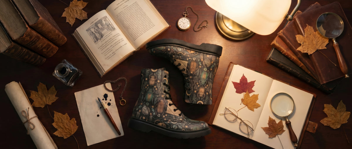 Scarabaeus Boots from Dark Academia Boots