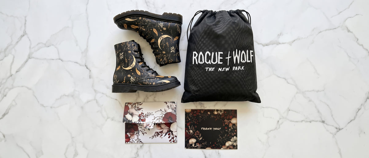 Moonlit Botanica Boots from Botanical Boots