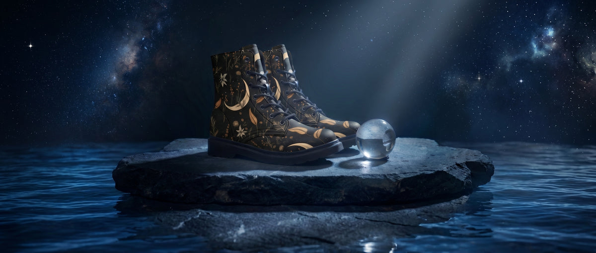 Moonlit Botanica Boots from Botanical Boots