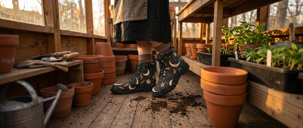 Moonlit Botanica Classic Boots from Botanical Footwear