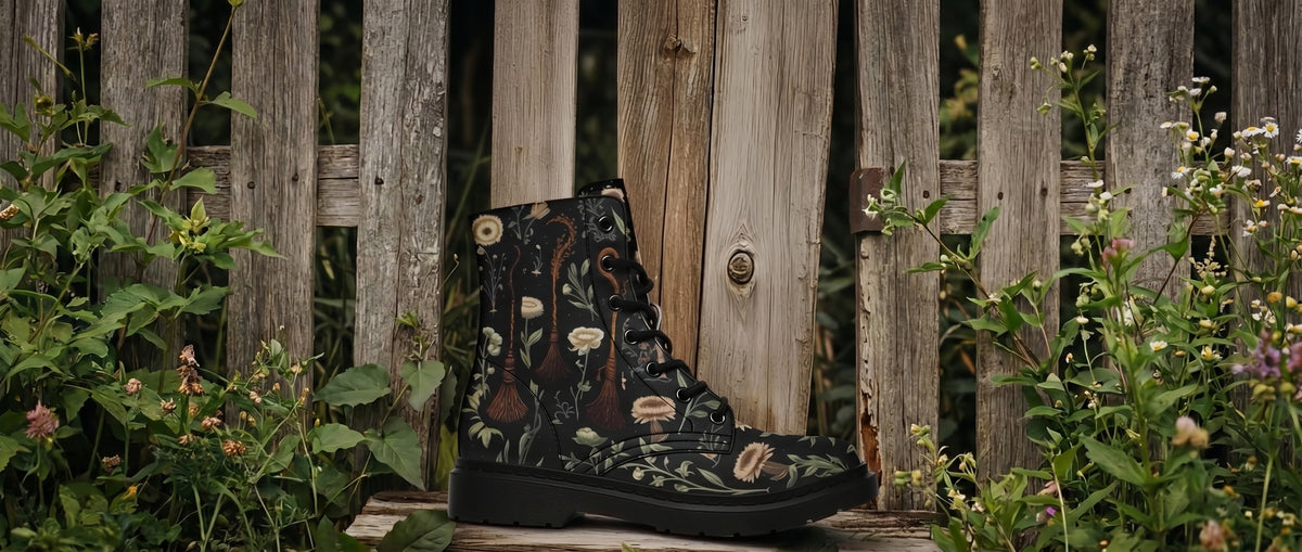 Witches' Broomsticks Boots from Botanical Boots