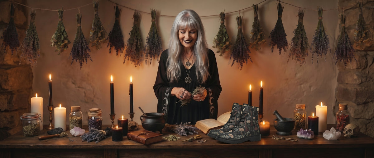 Witches' Broomsticks Boots from Botanical Boots
