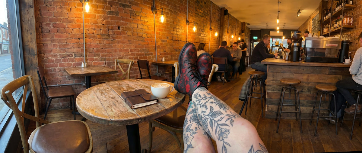 Blood Rose Romance Boots from Botanical Boots