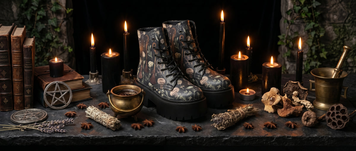 Witches' Broomsticks Platform Boots from All Boots