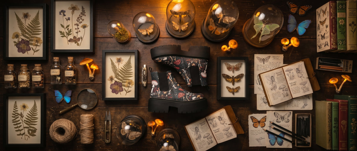 Faery Fungi Platform Chelsea Boots from Platform Chelsea Boots