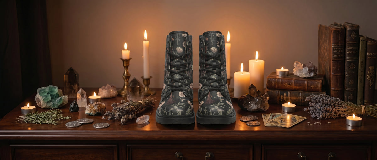 Witches' Broomsticks Boots from Botanical Boots