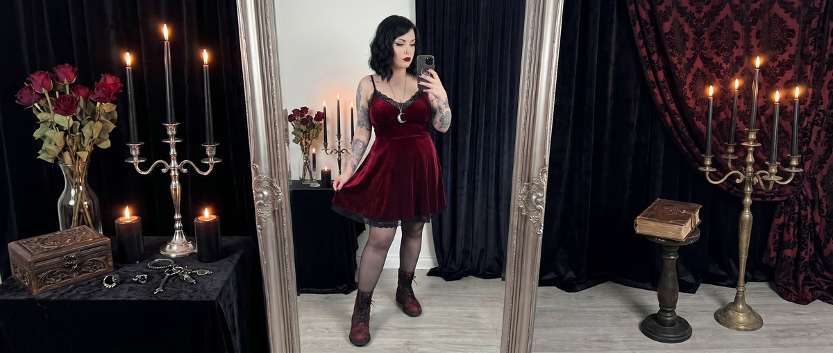 Blood Rose Romance Boots from Botanical Boots