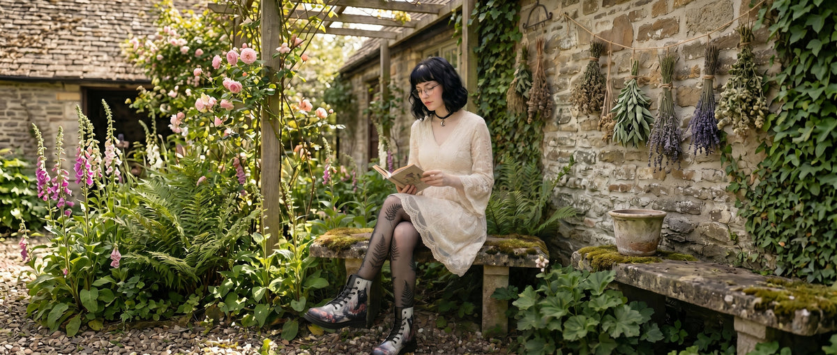 Wildflower Bear Boots from Botanical Boots