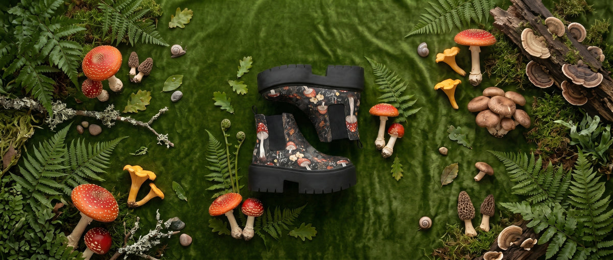 Amanita Platform Chelsea Boots from Botanical Boots