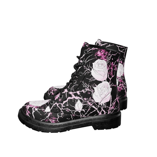 Amethyst Kintsugi Rose Boots