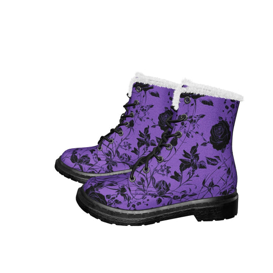 Amethyst Rose Romance Winter Boots