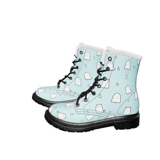 Aqua Ghost Party Winter Boots
