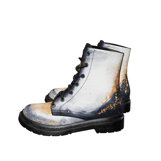 Ash And Gold Boots