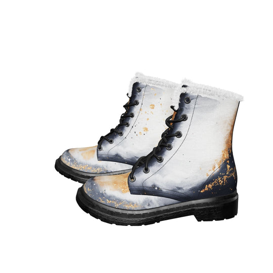 Ash And Gold Winter Boots