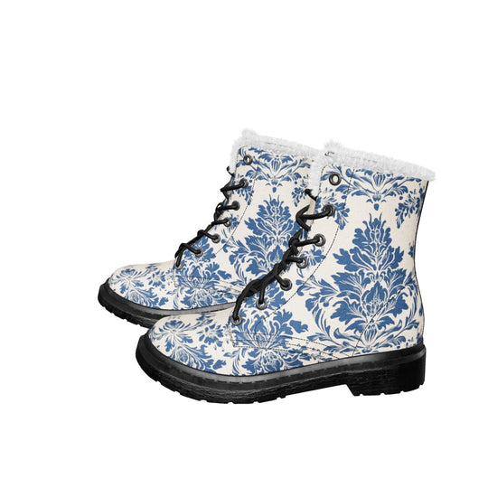 Blue Faded Regal Winter Boots