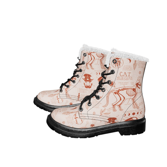 Blush Cat Study Winter Boots