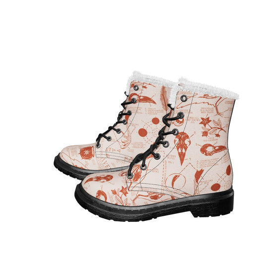 Blush Raven Study Winter Boots