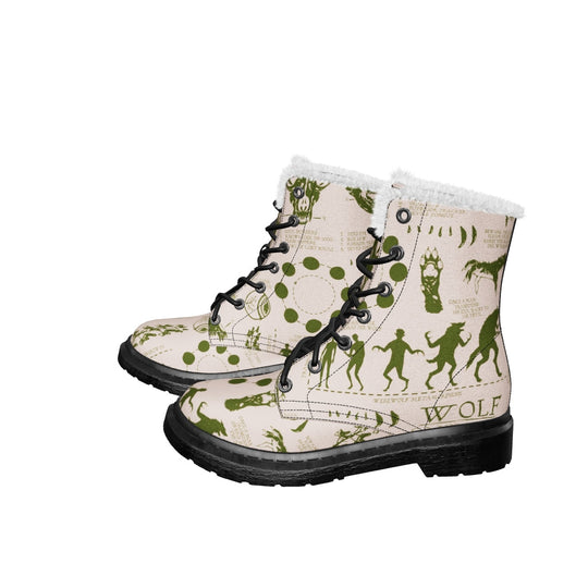 Budding Wolf Study Winter Boots