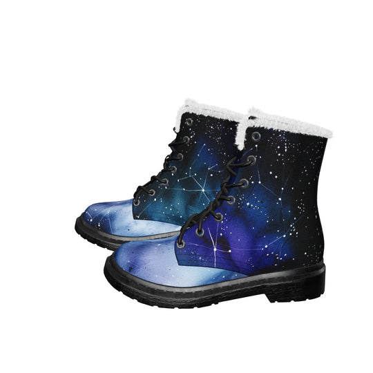 Deep Blue Winter Boots