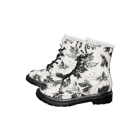 Faded Leaves Winter Boots